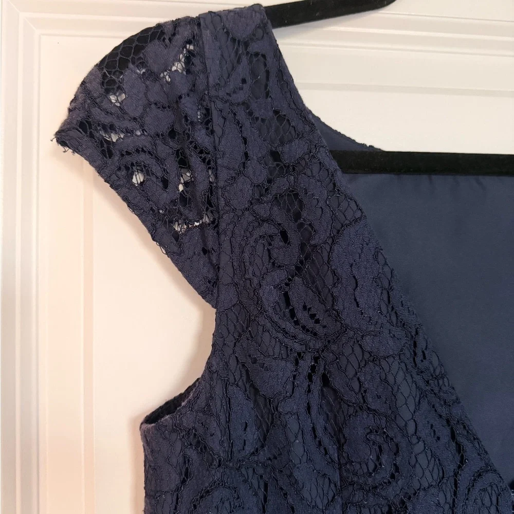 J. Crew Women’s Navy Lace Mini Dress size 4